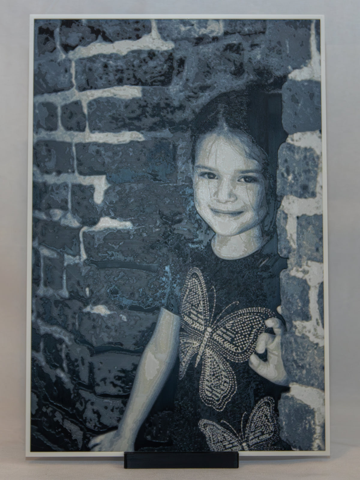 Custom Photo — Grayscale Layered Artwork