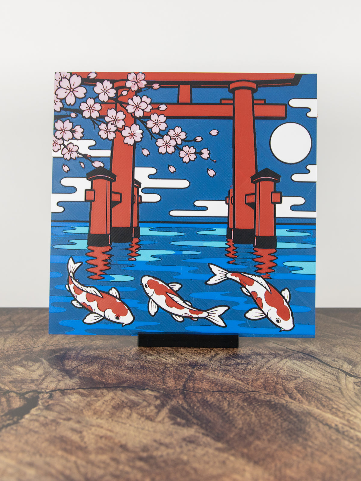 Sakura Koi – Layered 3D Wall Art