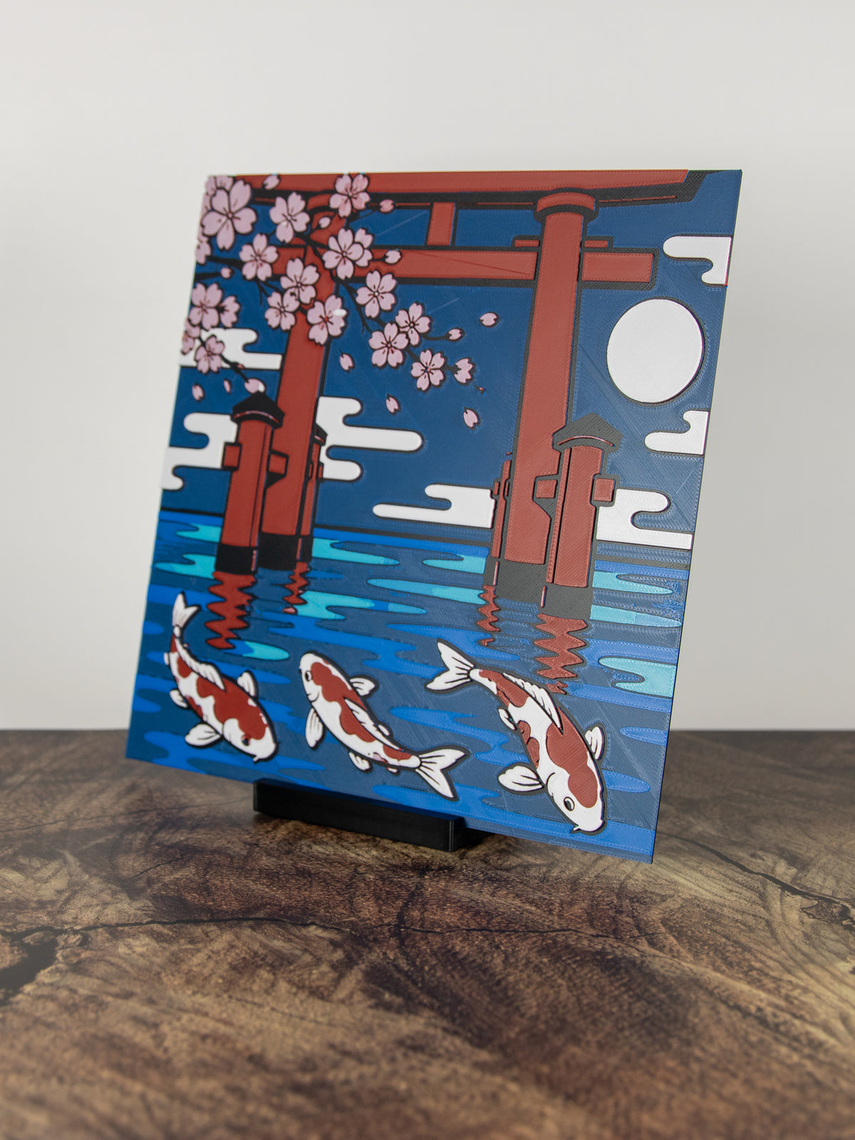Sakura Koi – Layered 3D Wall Art